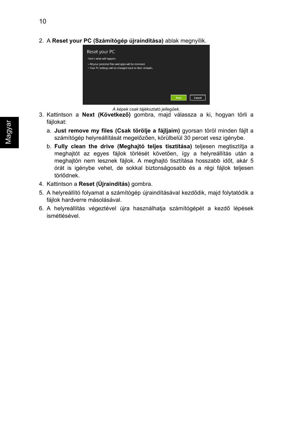 Magyar | Acer AO756 User Manual | Page 890 / 1836