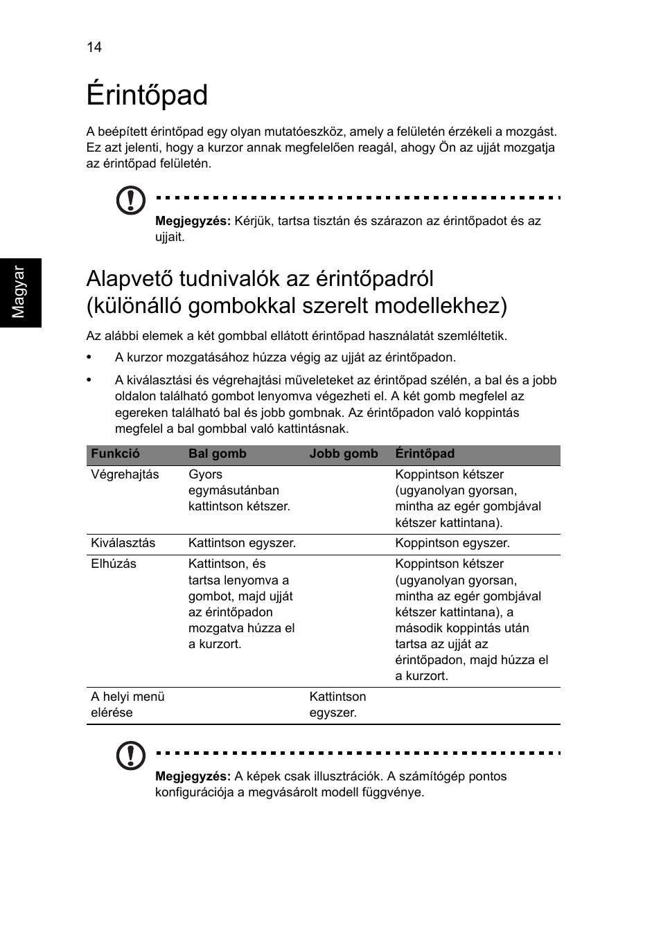 Érintőpad | Acer AO756 User Manual | Page 894 / 1836