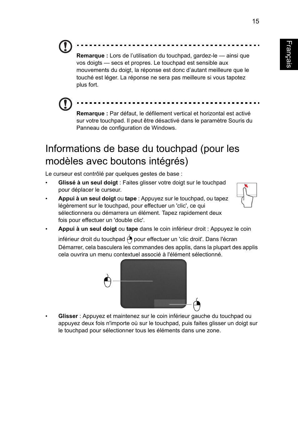 Français | Acer AO756 User Manual | Page 99 / 1836