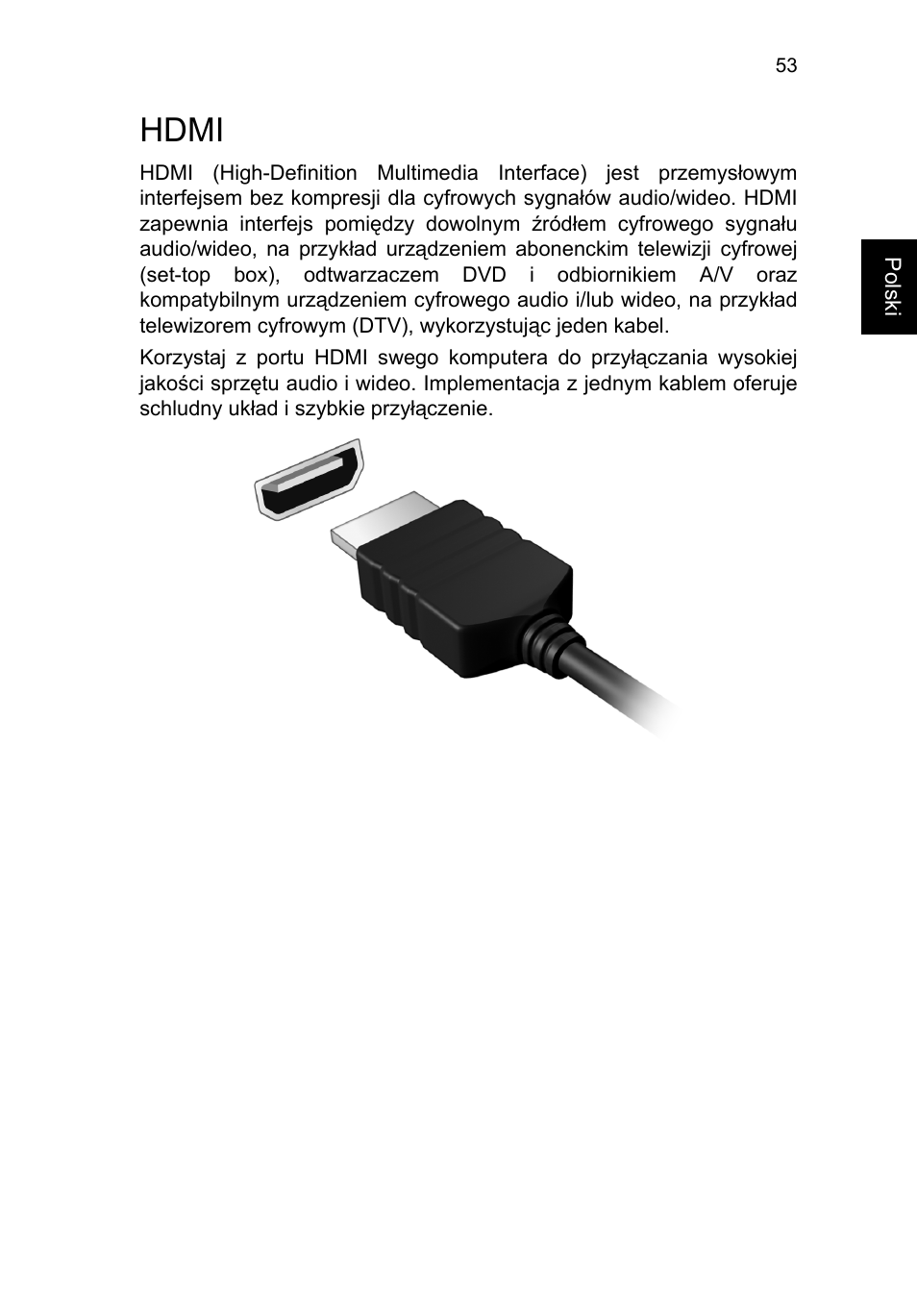 Hdmi, Hdmi 53 | Acer TravelMate P653-V User Manual | Page 1183 / 2742