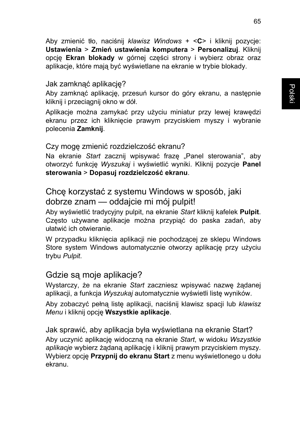 Gdzie są moje aplikacje | Acer TravelMate P653-V User Manual | Page 1195 / 2742