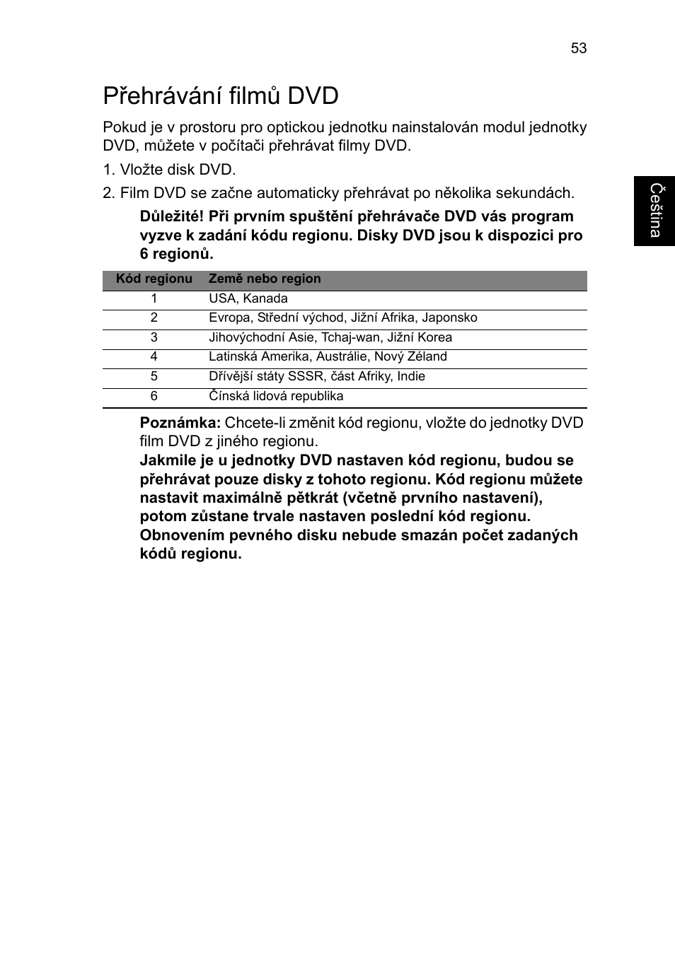 Přehrávání filmů dvd | Acer TravelMate P653-V User Manual | Page 1369 / 2742