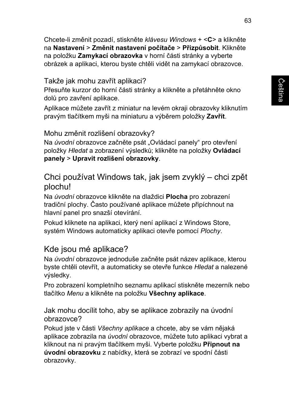 Kde jsou mé aplikace | Acer TravelMate P653-V User Manual | Page 1379 / 2742