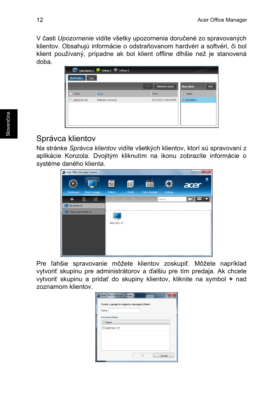Správca klientov | Acer TravelMate P653-V User Manual | Page 1420 / 2742