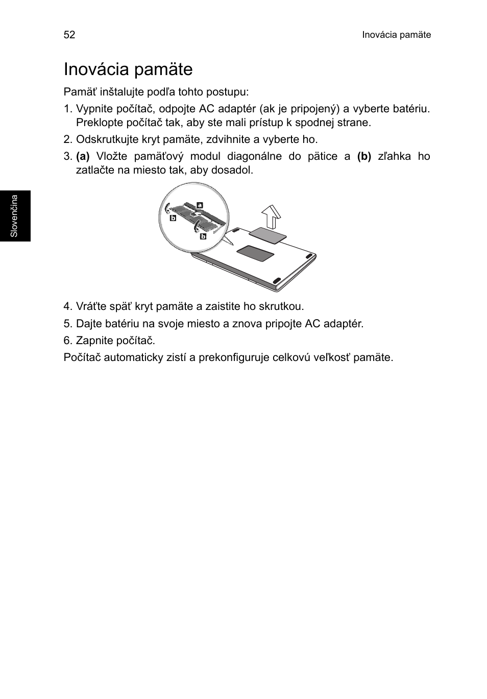 Inovácia pamäte | Acer TravelMate P653-V User Manual | Page 1460 / 2742