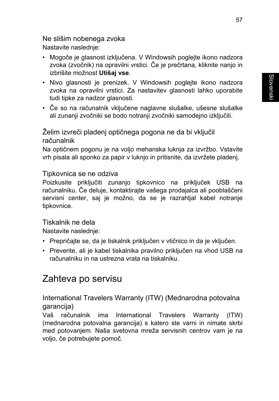 Zahteva po servisu | Acer TravelMate P653-V User Manual | Page 1555 / 2742