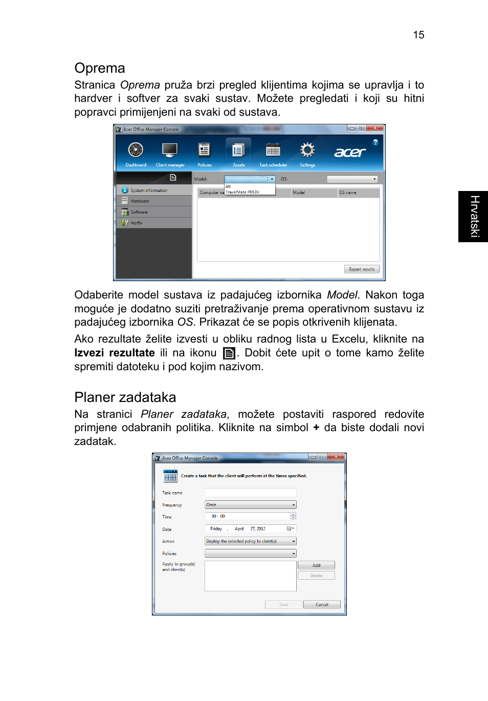 Oprema, Planer zadataka | Acer TravelMate P653-V User Manual | Page 1605 / 2742