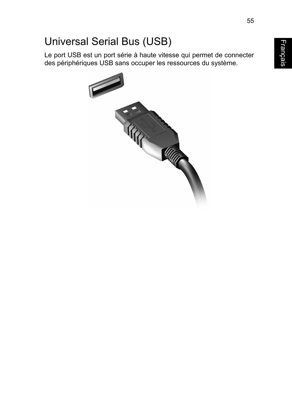 Universal serial bus (usb) | Acer TravelMate P653-V User Manual | Page 163 / 2742
