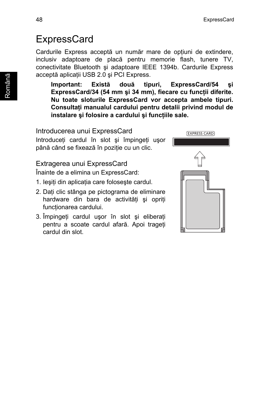 Expresscard, Expresscard 48 | Acer TravelMate P653-V User Manual | Page 1730 / 2742