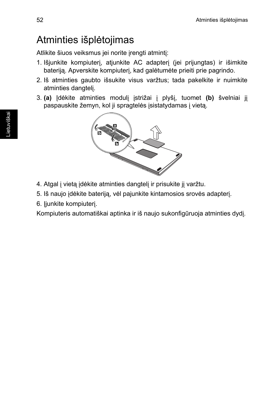 Atminties išplėtojimas | Acer TravelMate P653-V User Manual | Page 2100 / 2742