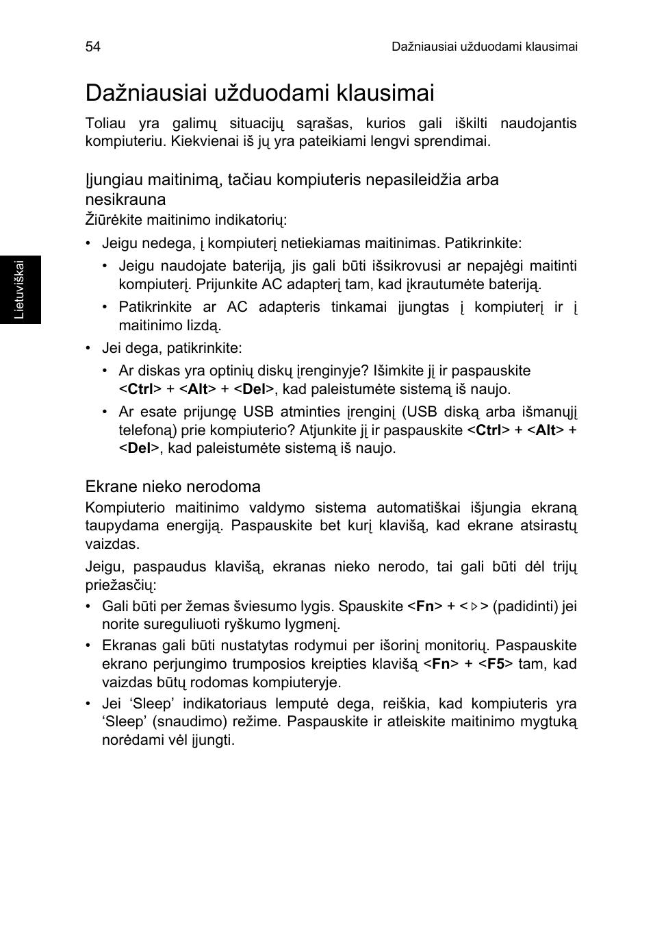 Dažniausiai užduodami klausimai | Acer TravelMate P653-V User Manual | Page 2102 / 2742