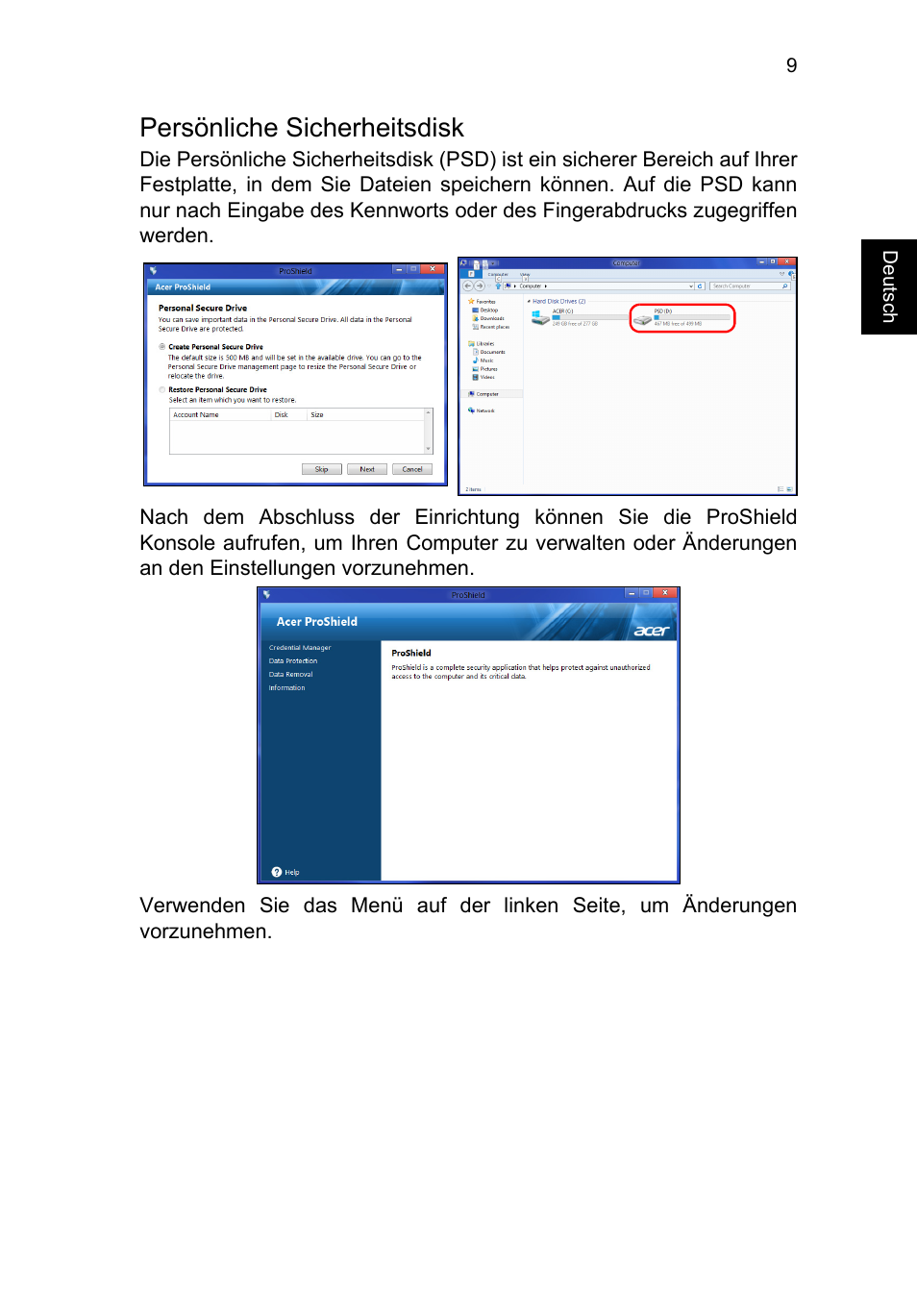 Persönliche sicherheitsdisk | Acer TravelMate P653-V User Manual | Page 213 / 2742