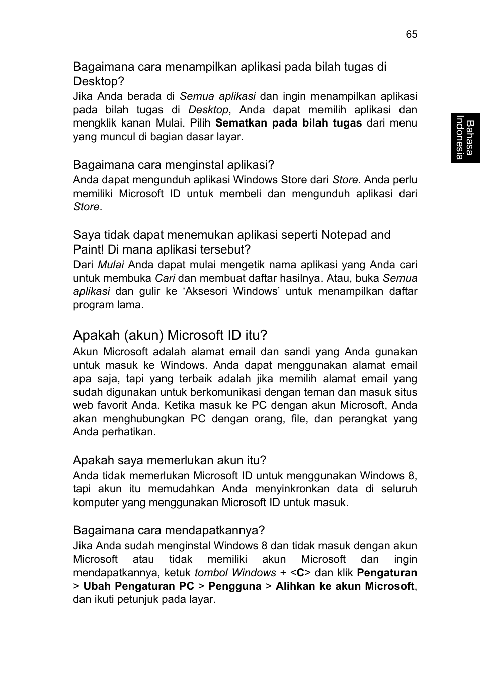 Apakah (akun) microsoft id itu | Acer TravelMate P653-V User Manual | Page 2641 / 2742