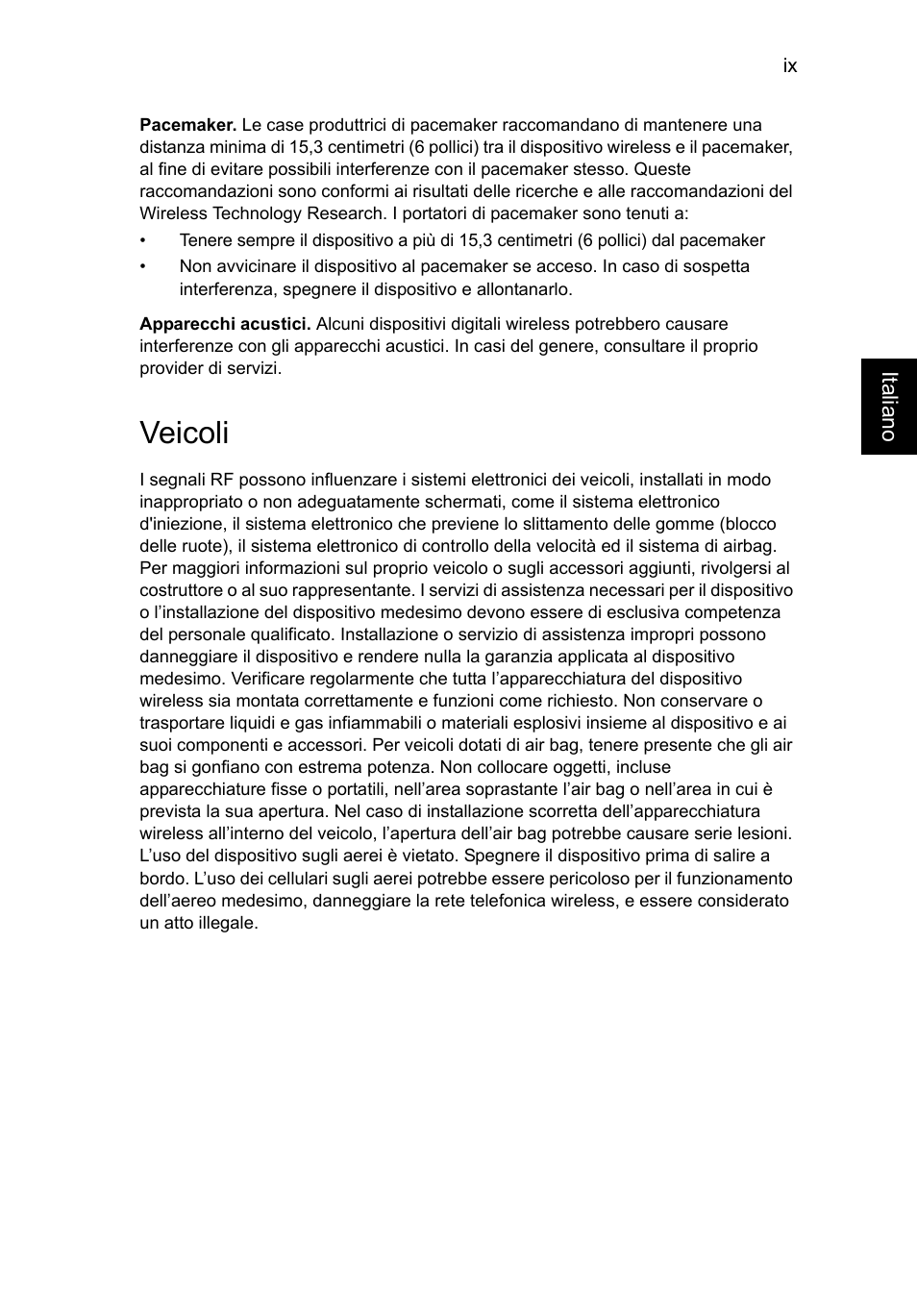 Veicoli | Acer TravelMate P653-V User Manual | Page 293 / 2742