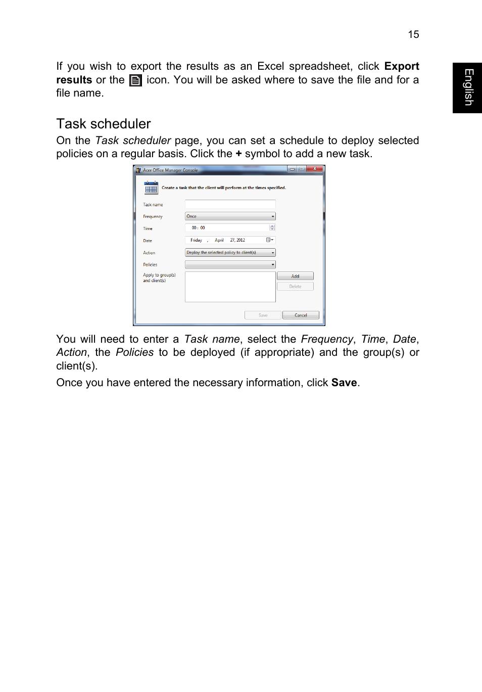Task scheduler | Acer TravelMate P653-V User Manual | Page 35 / 2742