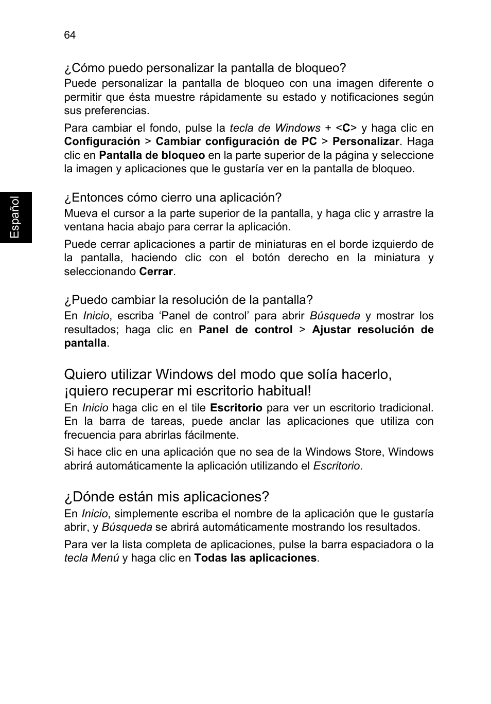 Dónde están mis aplicaciones | Acer TravelMate P653-V User Manual | Page 460 / 2742