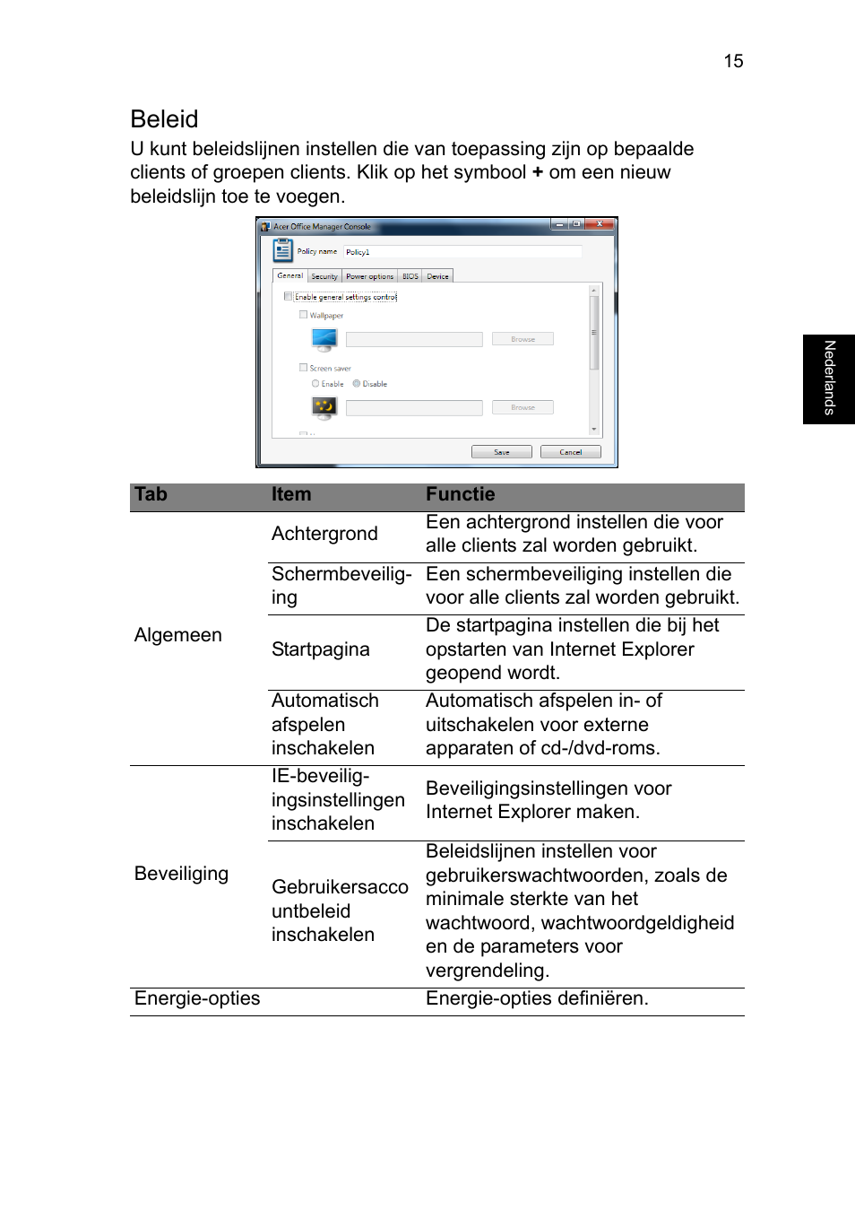 Beleid | Acer TravelMate P653-V User Manual | Page 595 / 2742