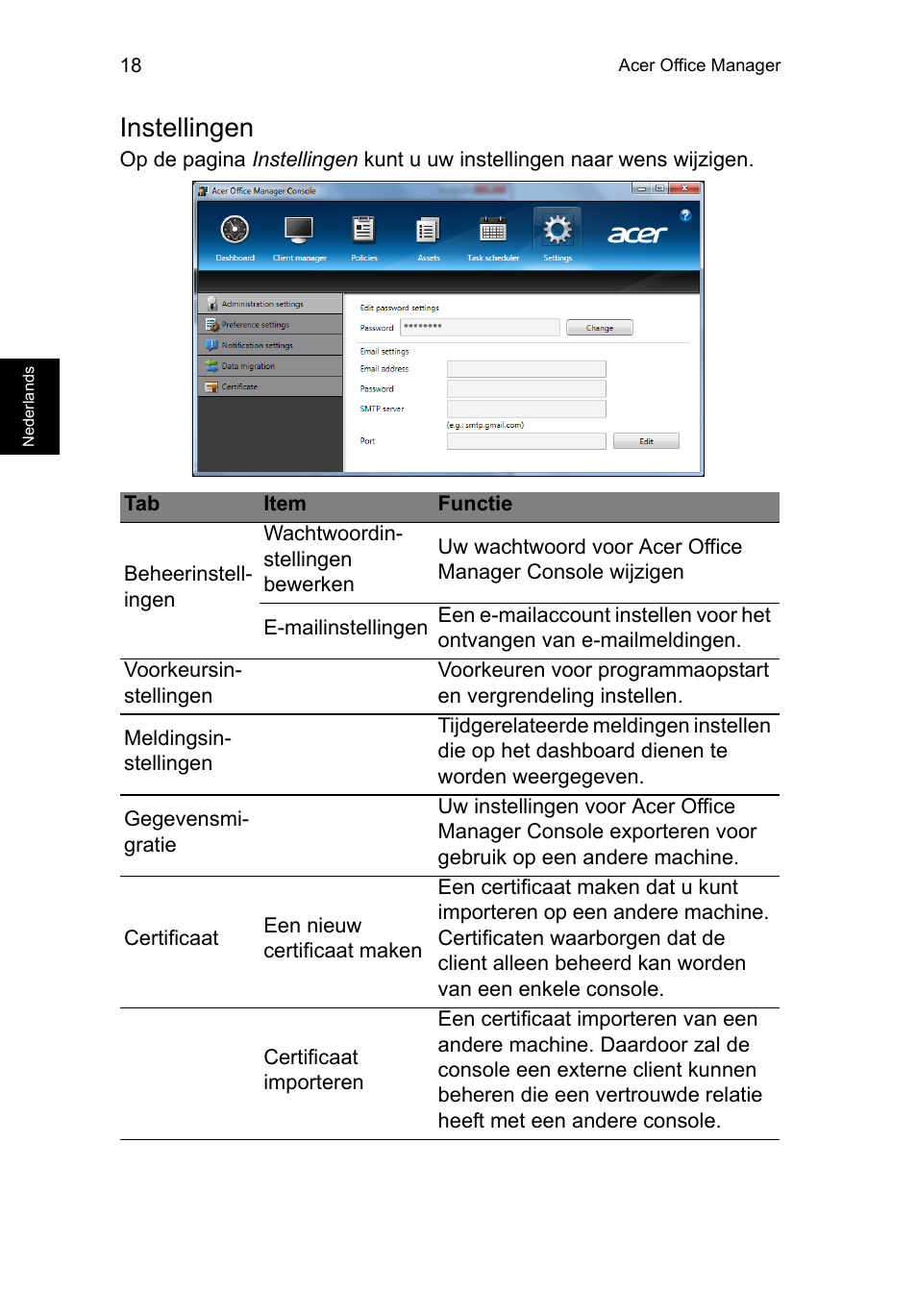 Instellingen | Acer TravelMate P653-V User Manual | Page 598 / 2742