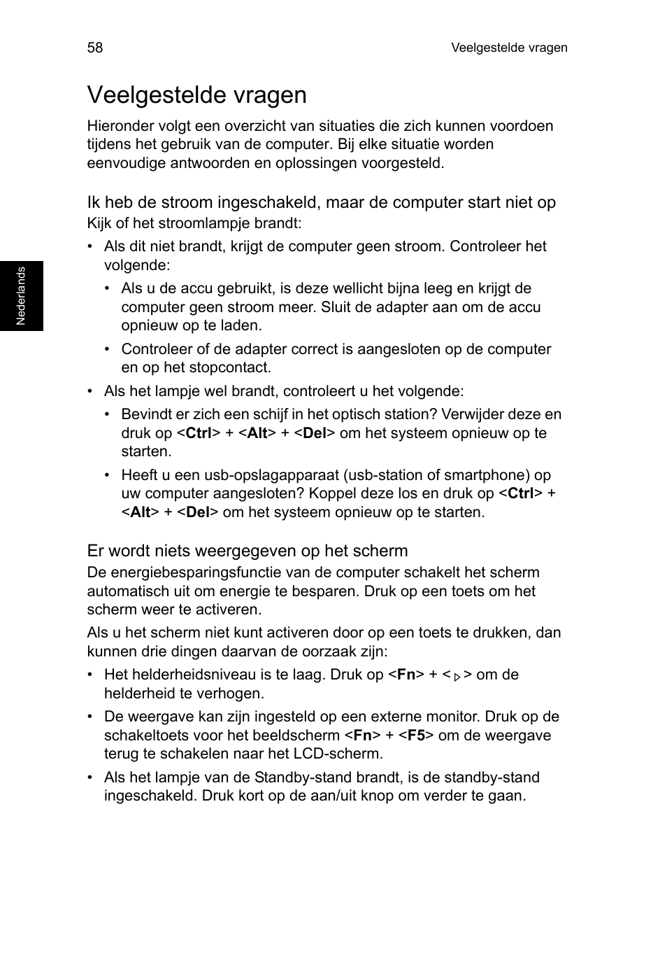 Veelgestelde vragen | Acer TravelMate P653-V User Manual | Page 638 / 2742