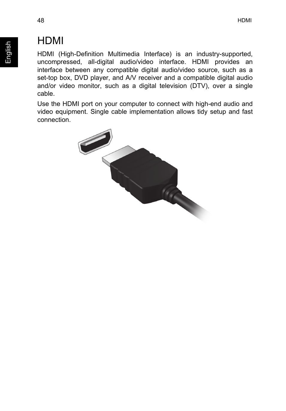 Hdmi | Acer TravelMate P653-V User Manual | Page 68 / 2742