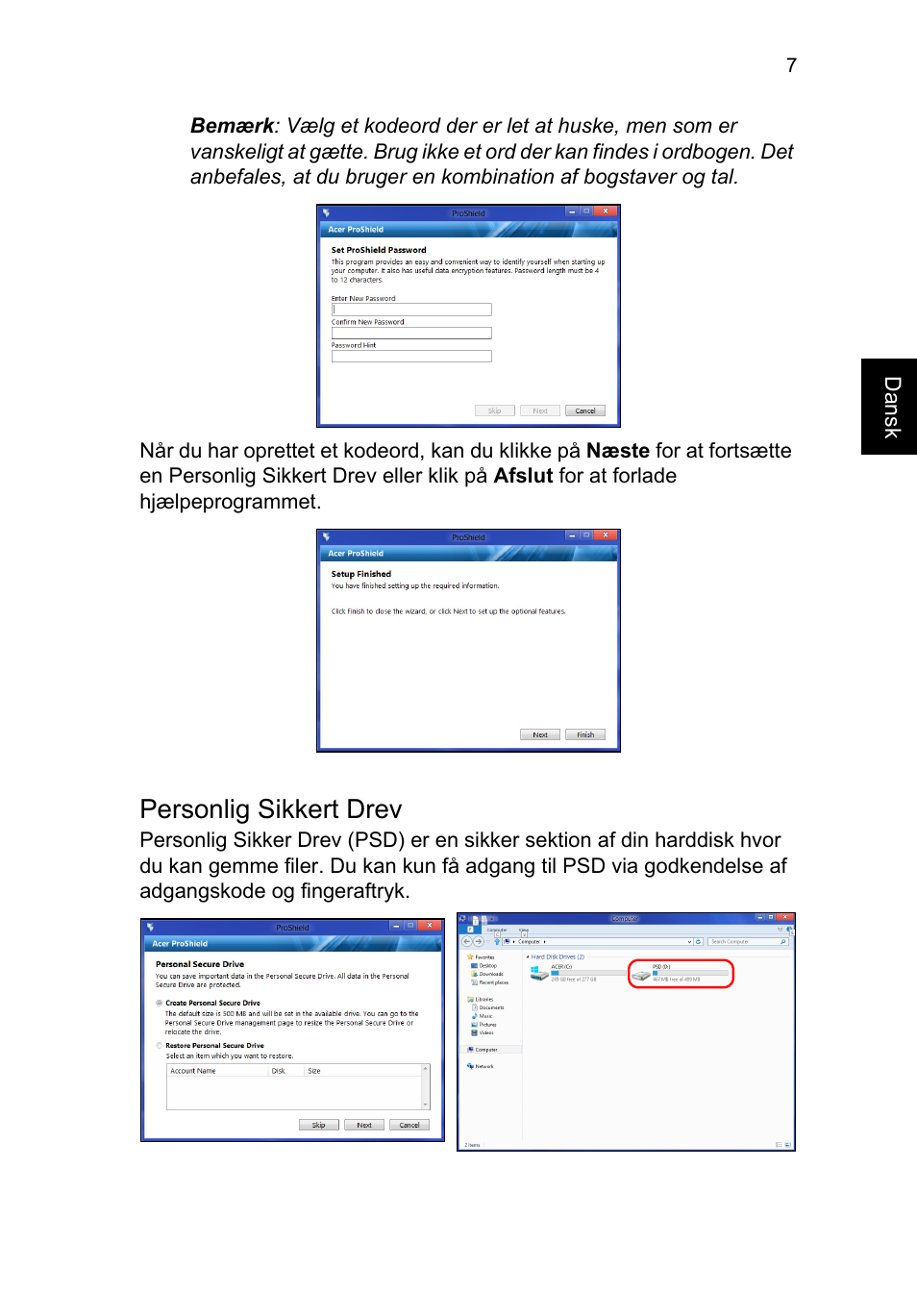 Personlig sikkert drev | Acer TravelMate P653-V User Manual | Page 769 / 2742