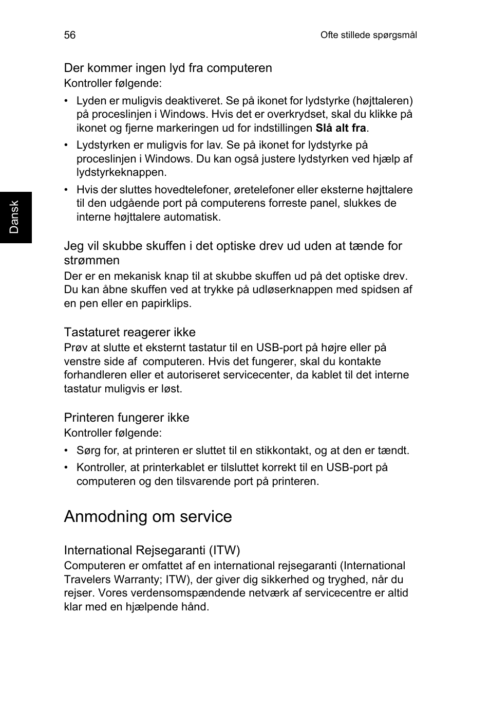 Anmodning om service | Acer TravelMate P653-V User Manual | Page 818 / 2742