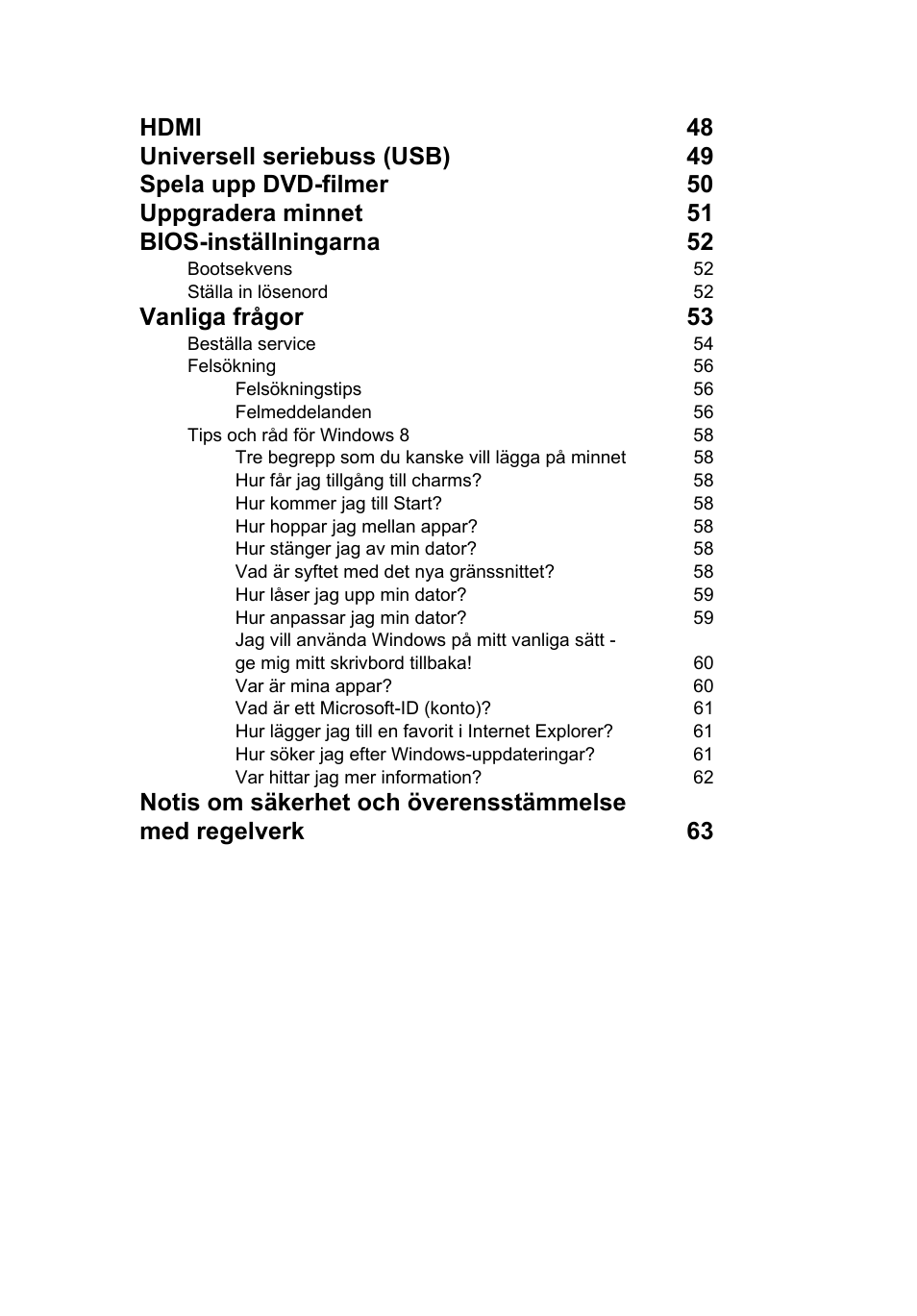 Vanliga frågor 53 | Acer TravelMate P653-V User Manual | Page 851 / 2742