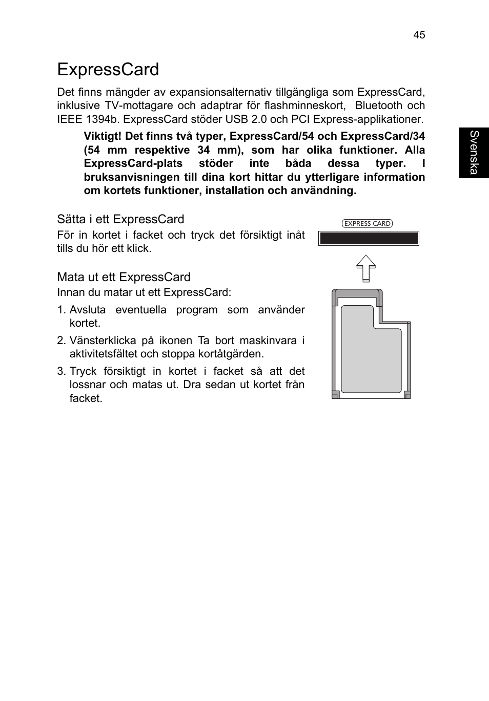 Expresscard | Acer TravelMate P653-V User Manual | Page 897 / 2742