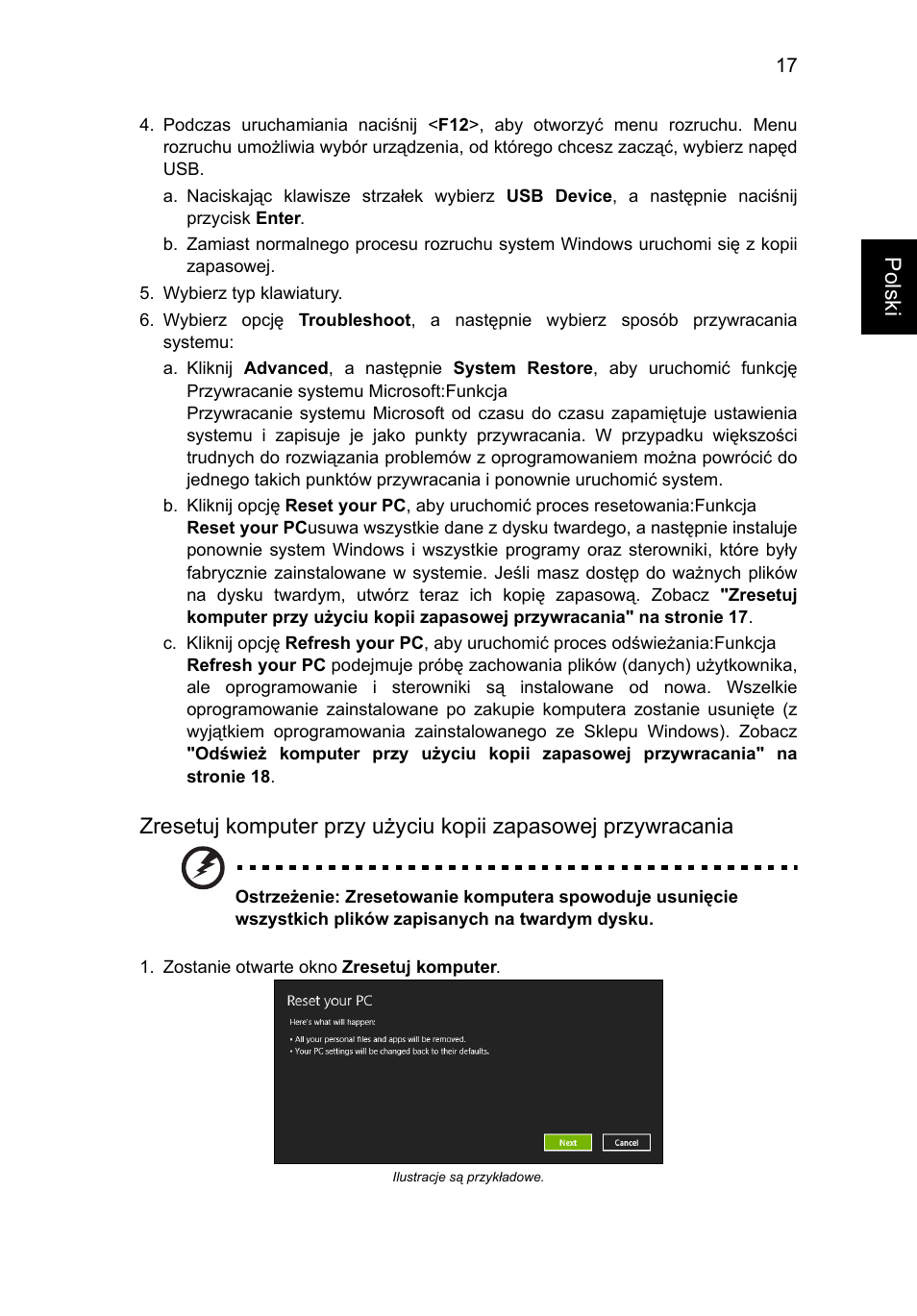 Polski | Acer Aspire V5-571G User Manual | Page 1047 / 2484