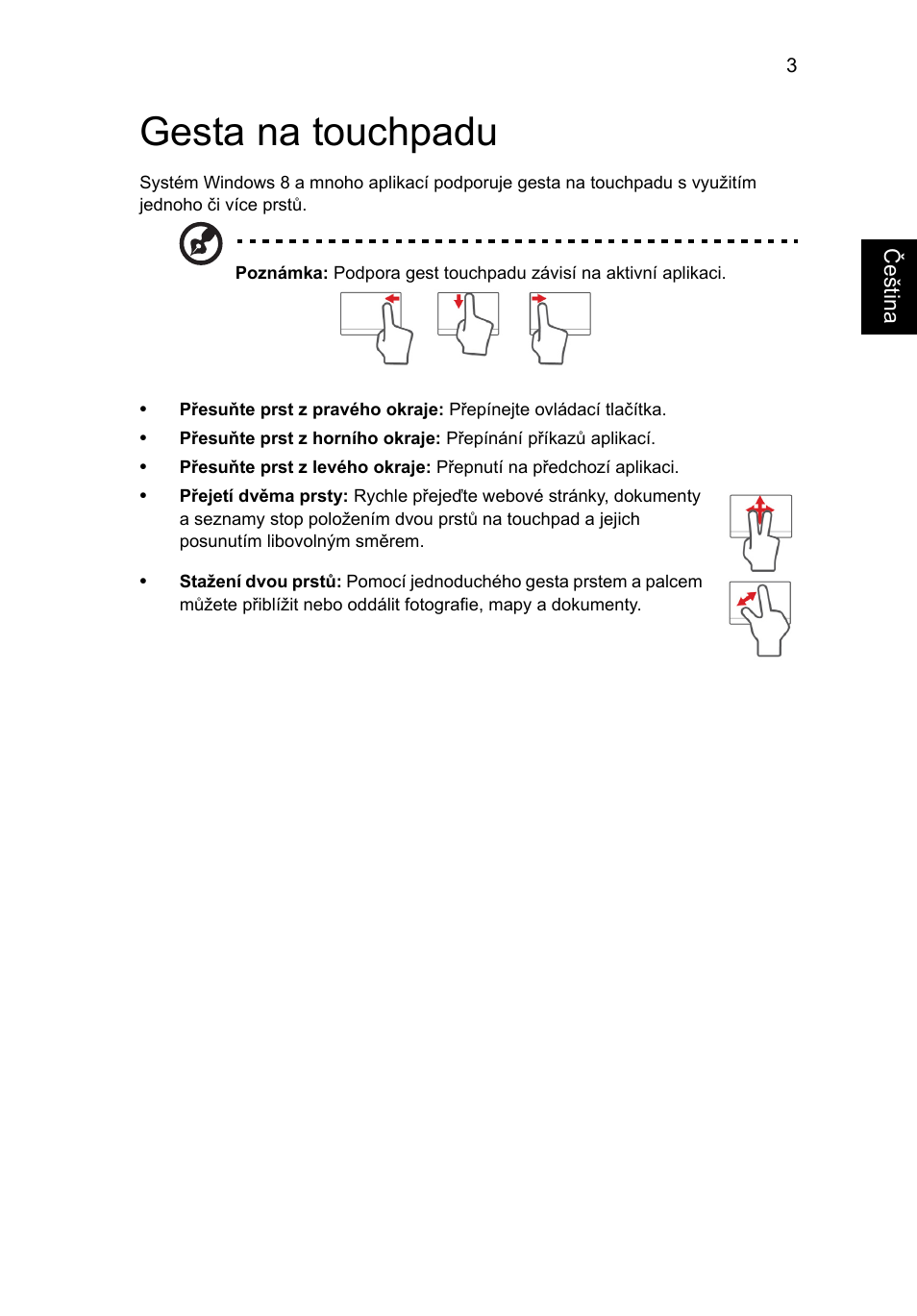 Gesta na touchpadu | Acer Aspire V5-571G User Manual | Page 1201 / 2484