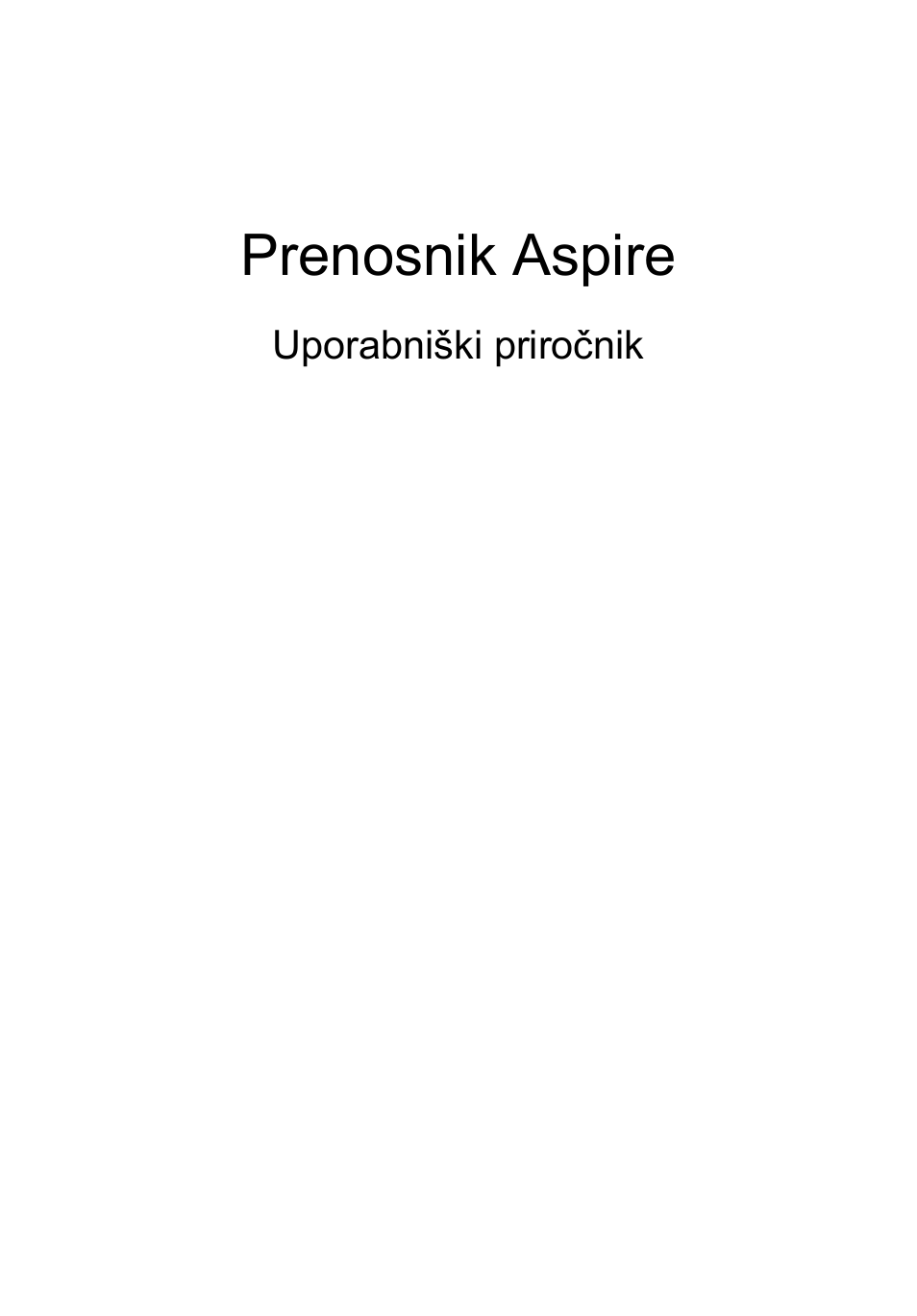 Slovenski, Prenosnik aspire | Acer Aspire V5-571G User Manual | Page 1341 / 2484