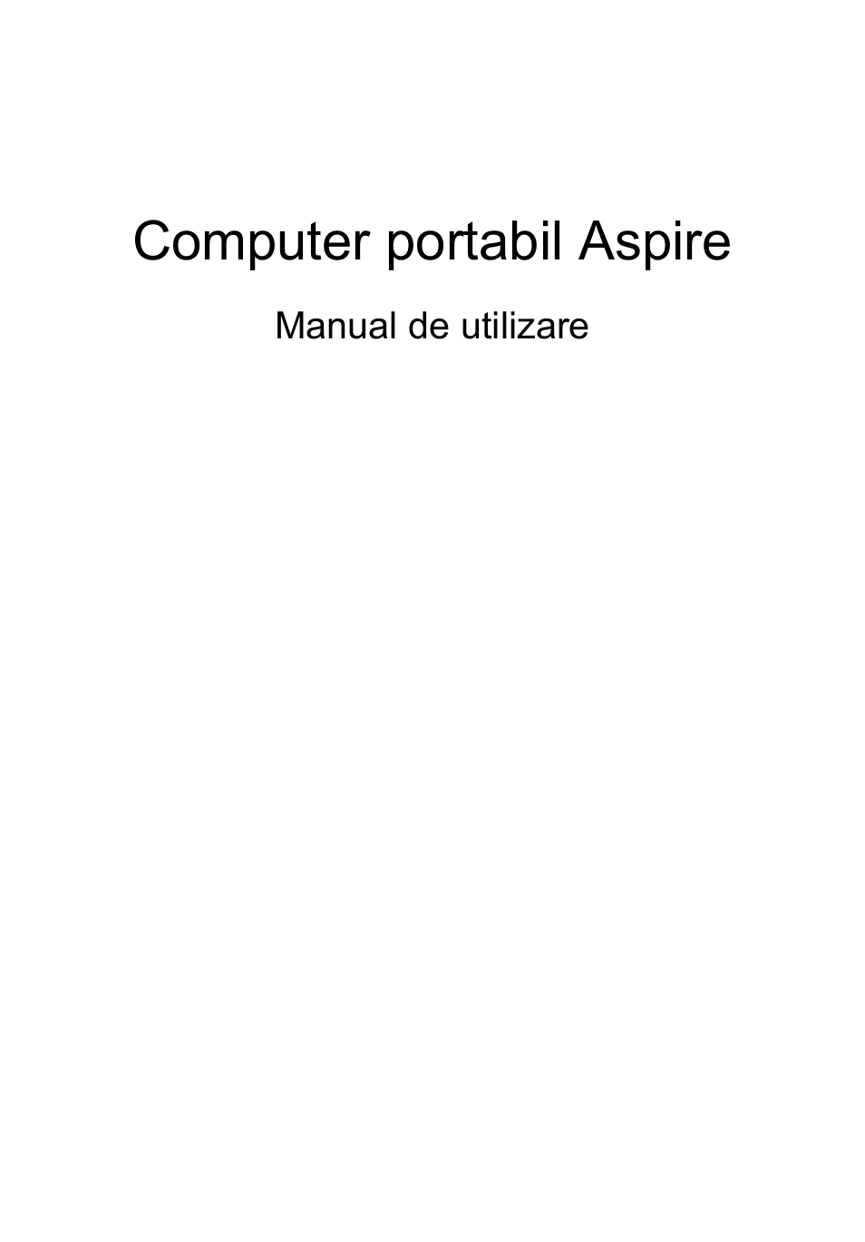 Română, Computer portabil aspire | Acer Aspire V5-571G User Manual | Page 1507 / 2484