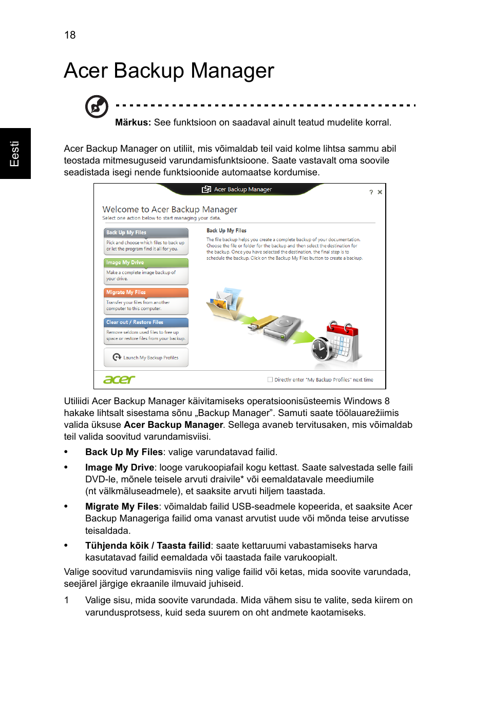 Acer backup manager | Acer Aspire V5-571G User Manual | Page 1712 / 2484