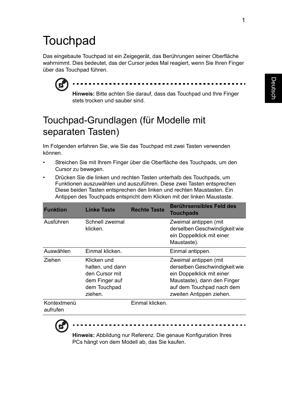 Touchpad | Acer Aspire V5-571G User Manual | Page 195 / 2484