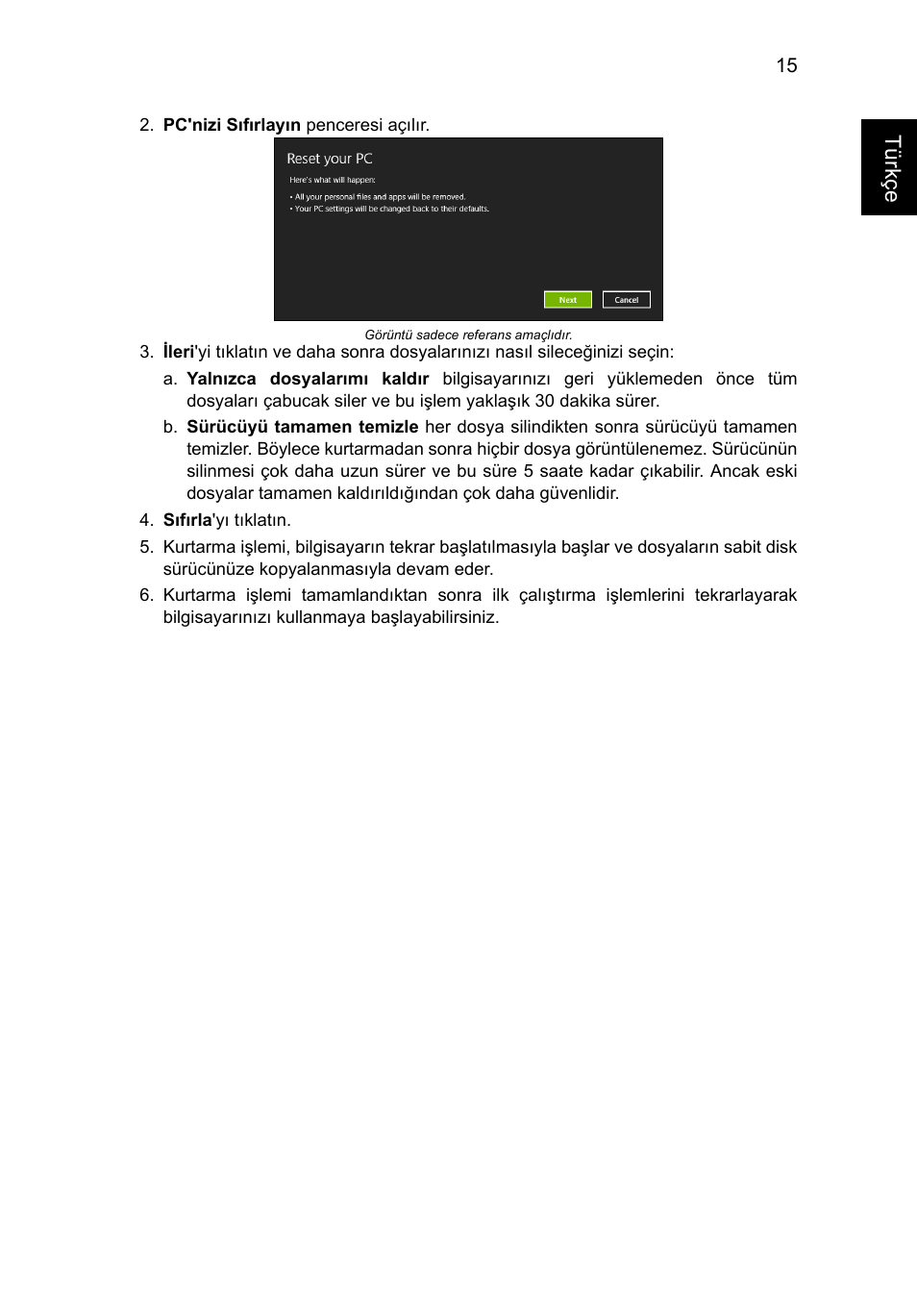 Türkçe | Acer Aspire V5-571G User Manual | Page 2049 / 2484