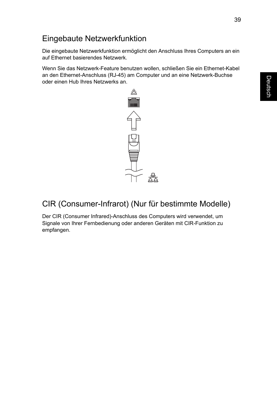 Eingebaute netzwerkfunktion | Acer Aspire V5-571G User Manual | Page 233 / 2484