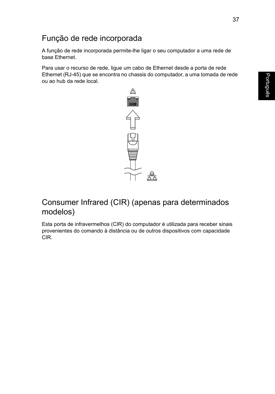 Função de rede incorporada | Acer Aspire V5-571G User Manual | Page 485 / 2484