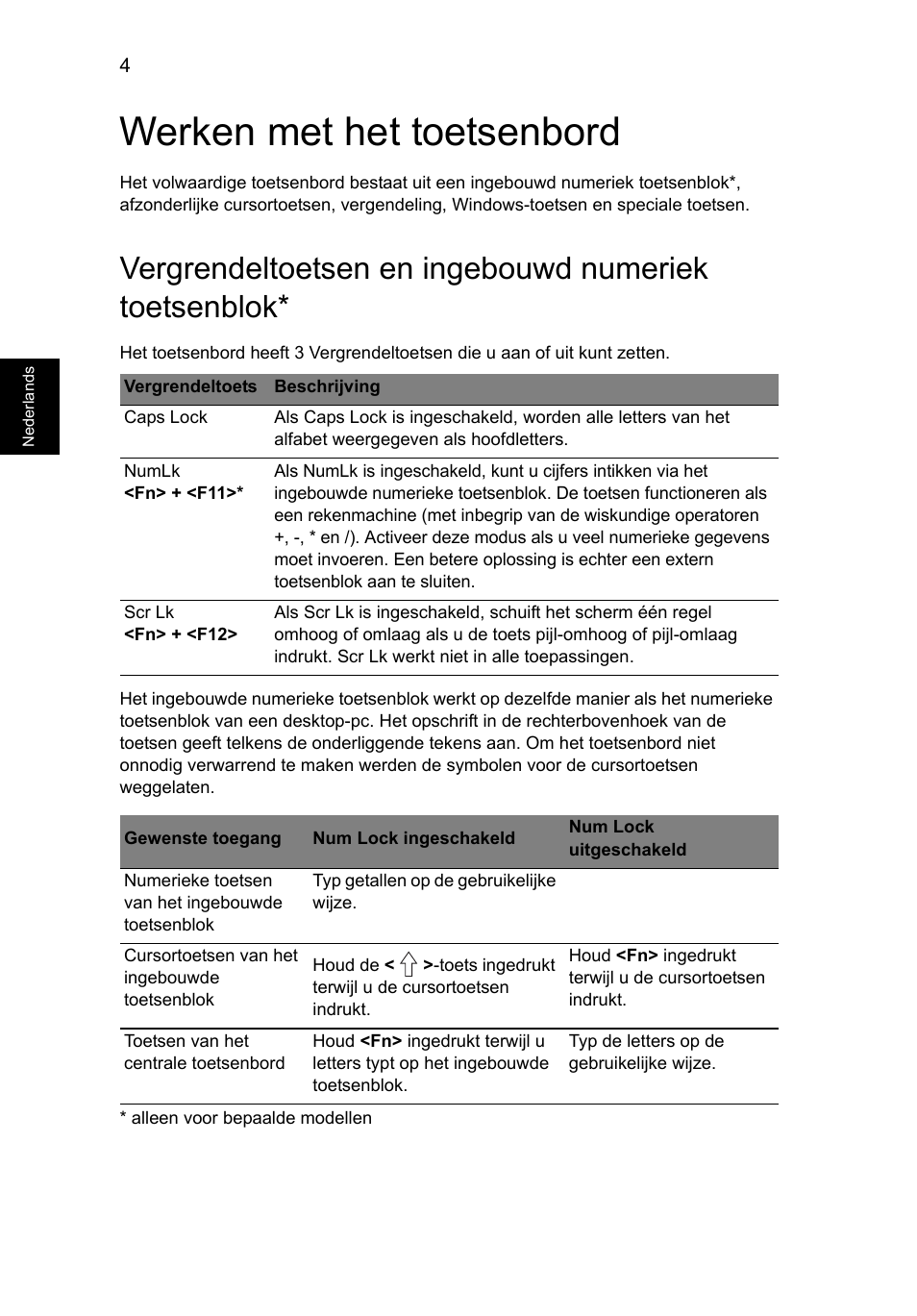 Werken met het toetsenbord | Acer Aspire V5-571G User Manual | Page 536 / 2484