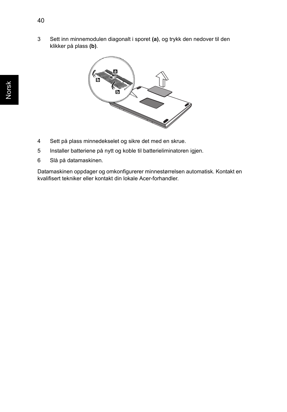 Norsk | Acer Aspire V5-571G User Manual | Page 656 / 2484