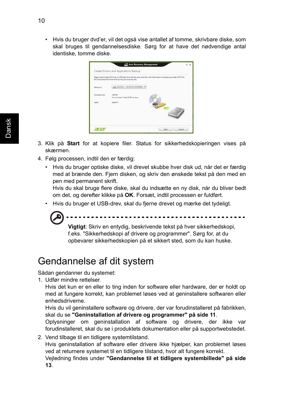 Gendannelse af dit system | Acer Aspire V5-571G User Manual | Page 706 / 2484