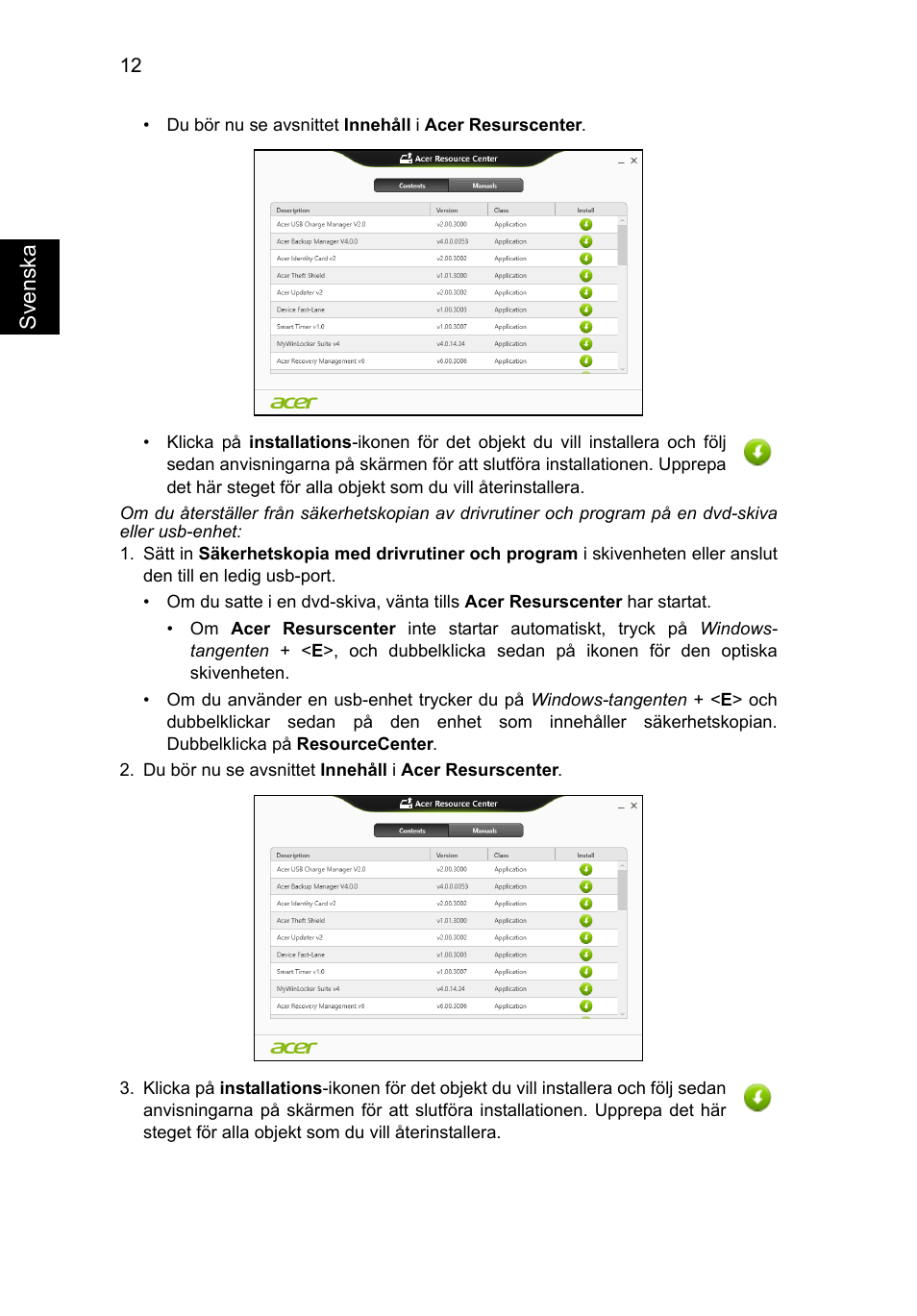 Svenska | Acer Aspire V5-571G User Manual | Page 788 / 2484