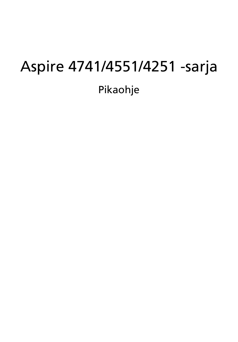 Suomi | Acer Aspire 4741ZG User Manual | Page 105 / 313