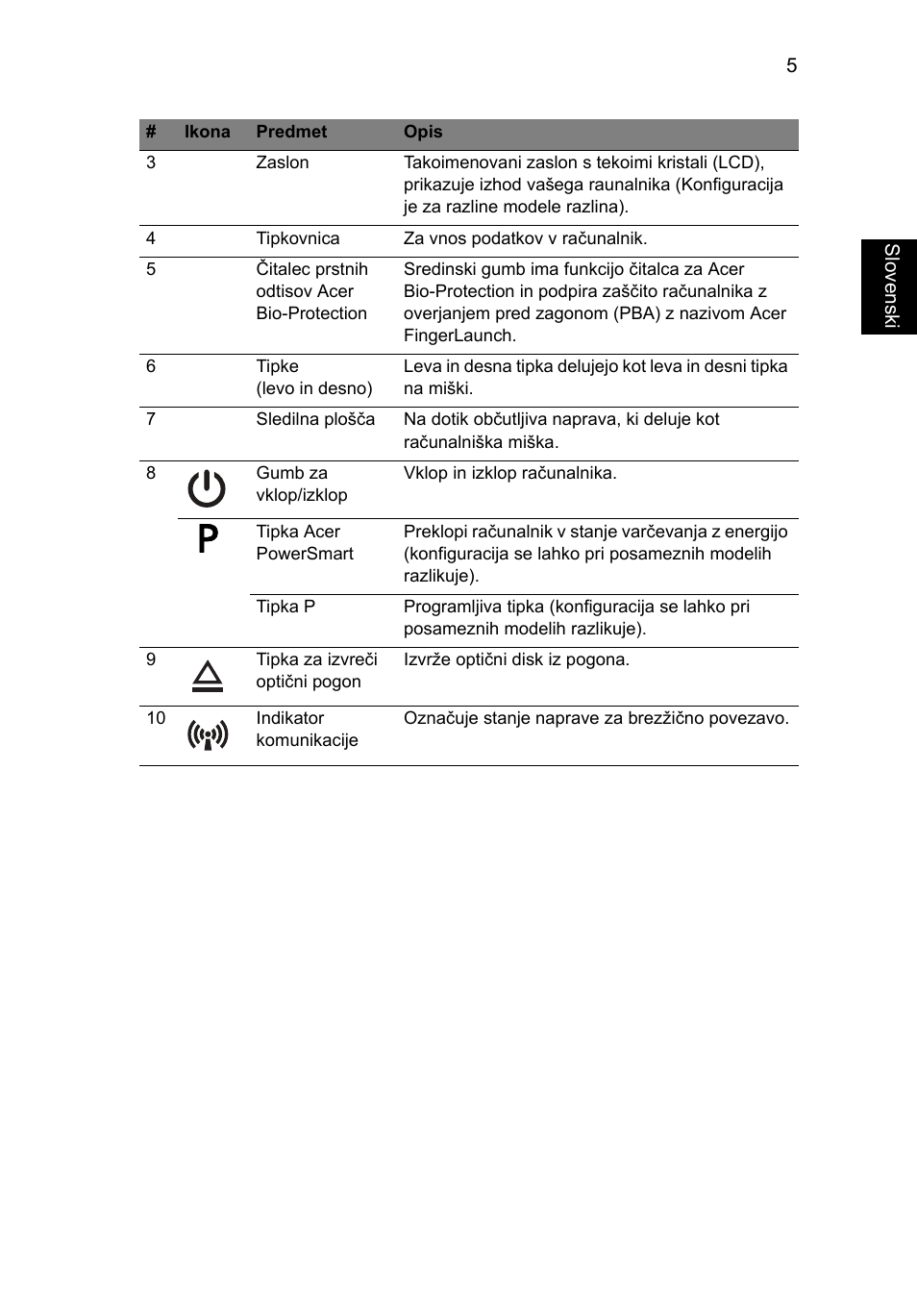 Acer TravelMate 8572Z User Manual | Page 169 / 314