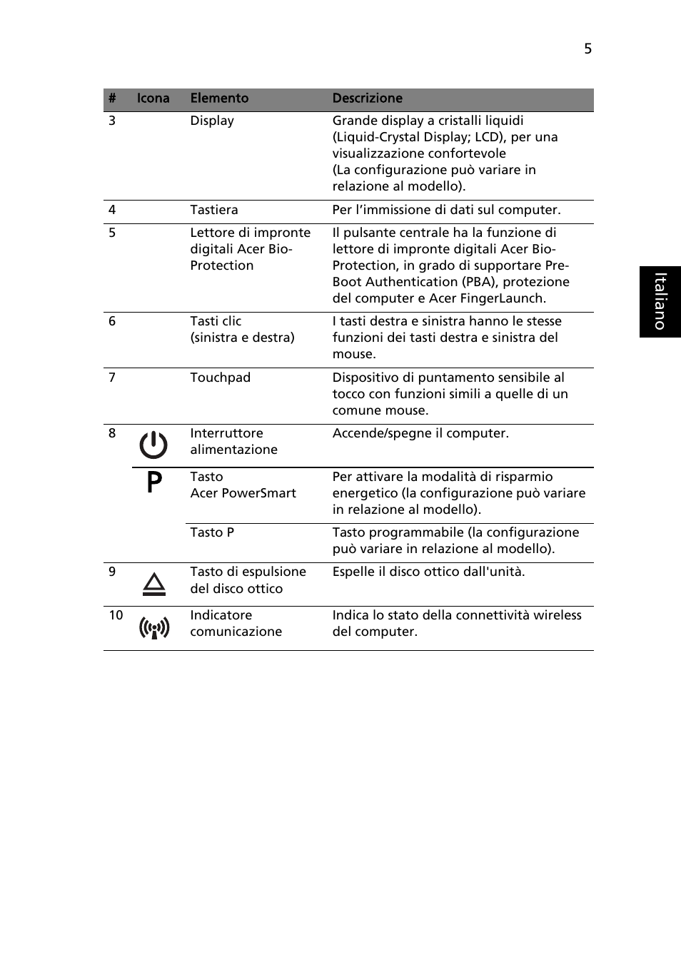 Acer TravelMate 8572Z User Manual | Page 37 / 314