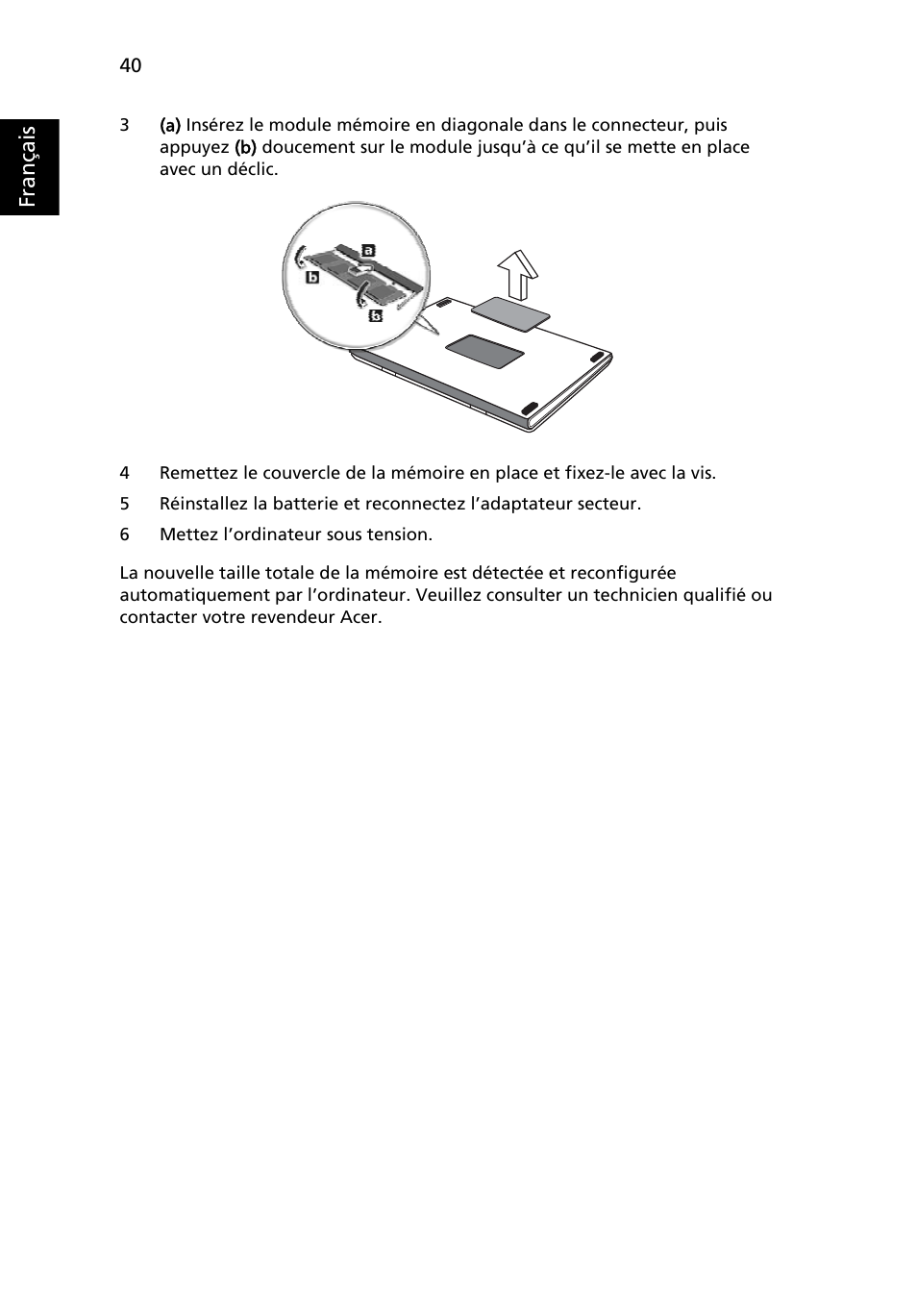 Français | Acer Aspire 5745DG User Manual | Page 134 / 2217