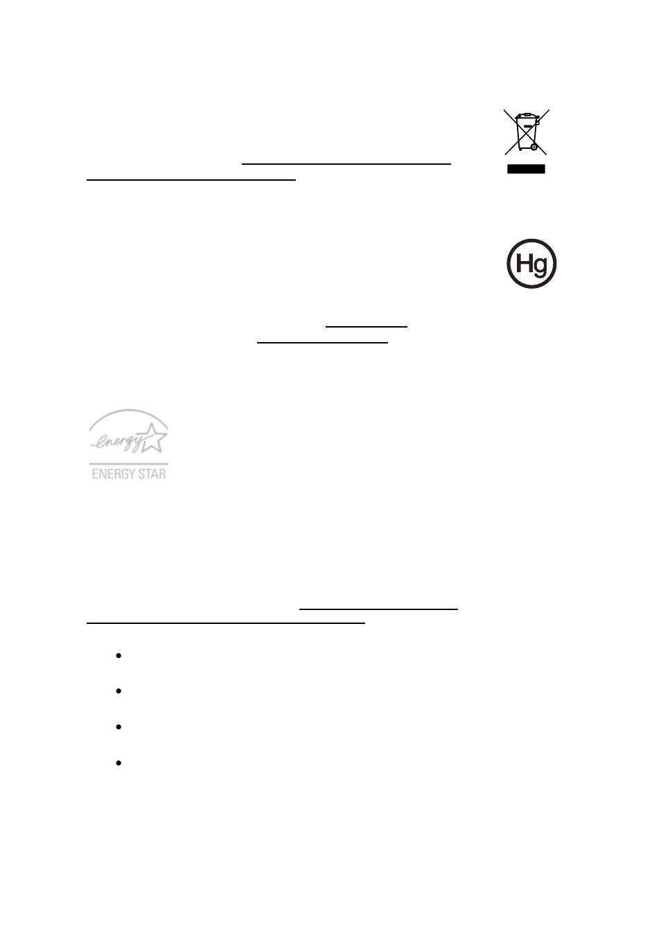 Käitlemisjuhised, Nõuanded elavhõbeda kohta, Energy star | Acer Aspire 5745DG User Manual | Page 1452 / 2217