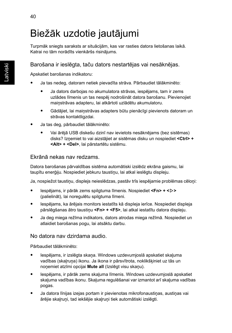 Biežāk uzdotie jautājumi | Acer Aspire 5745DG User Manual | Page 1572 / 2217