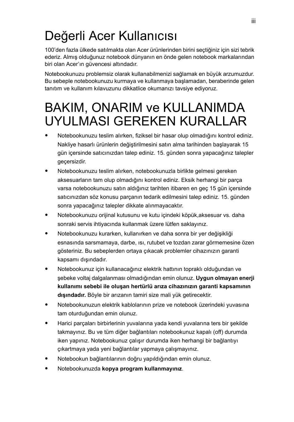 Değerli acer kullanıcısı | Acer Aspire 5745DG User Manual | Page 1731 / 2217