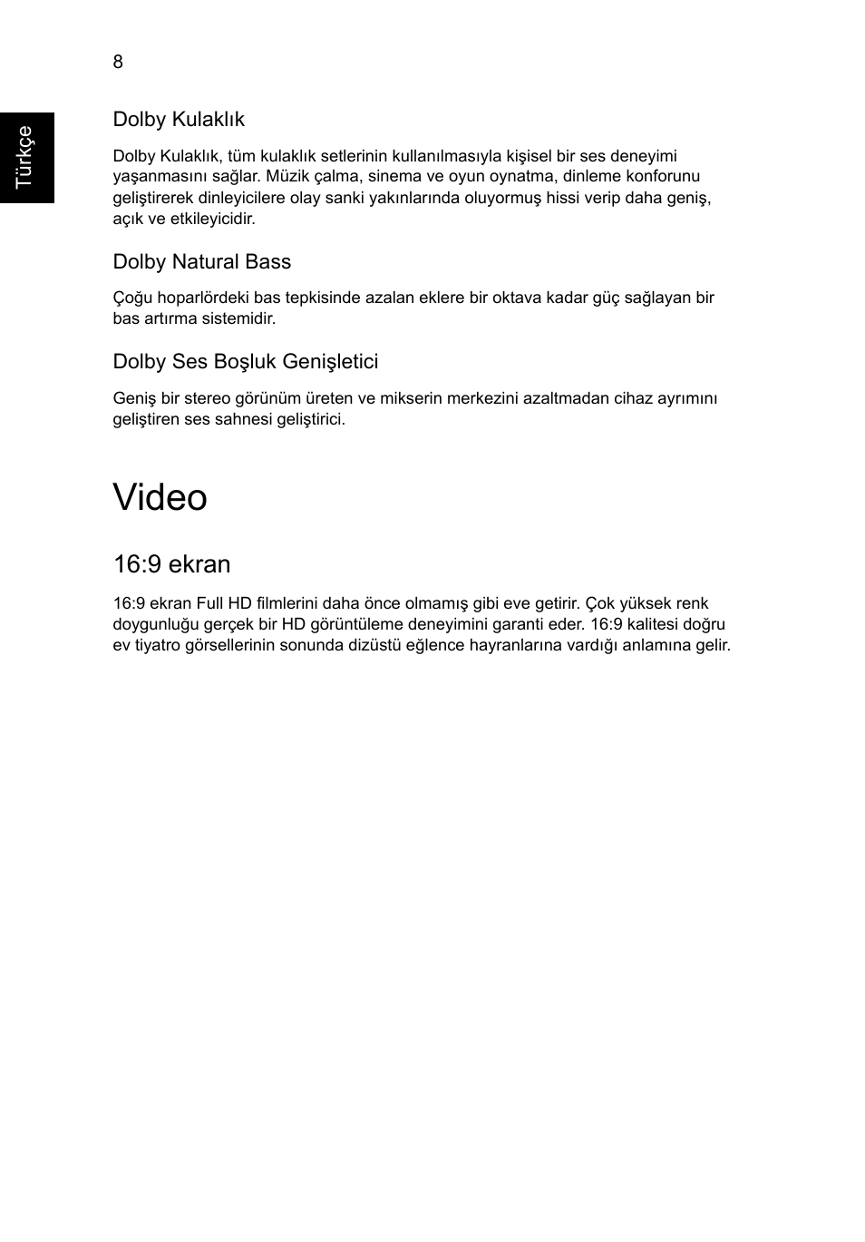 Video, 9 ekran | Acer Aspire 5745DG User Manual | Page 1762 / 2217