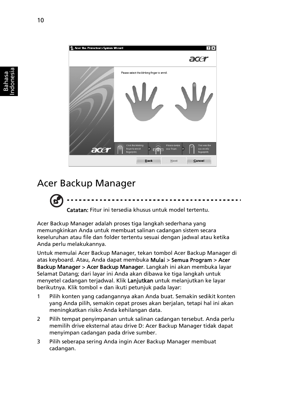 Acer backup manager | Acer Aspire 5745DG User Manual | Page 2100 / 2217